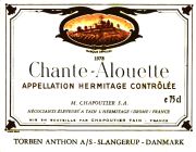 Hermitage bl-Chapoutier-Chante Alouette 78